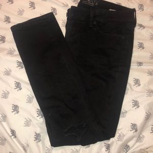 Lolita skinny Lucky Brand black distressed jeans